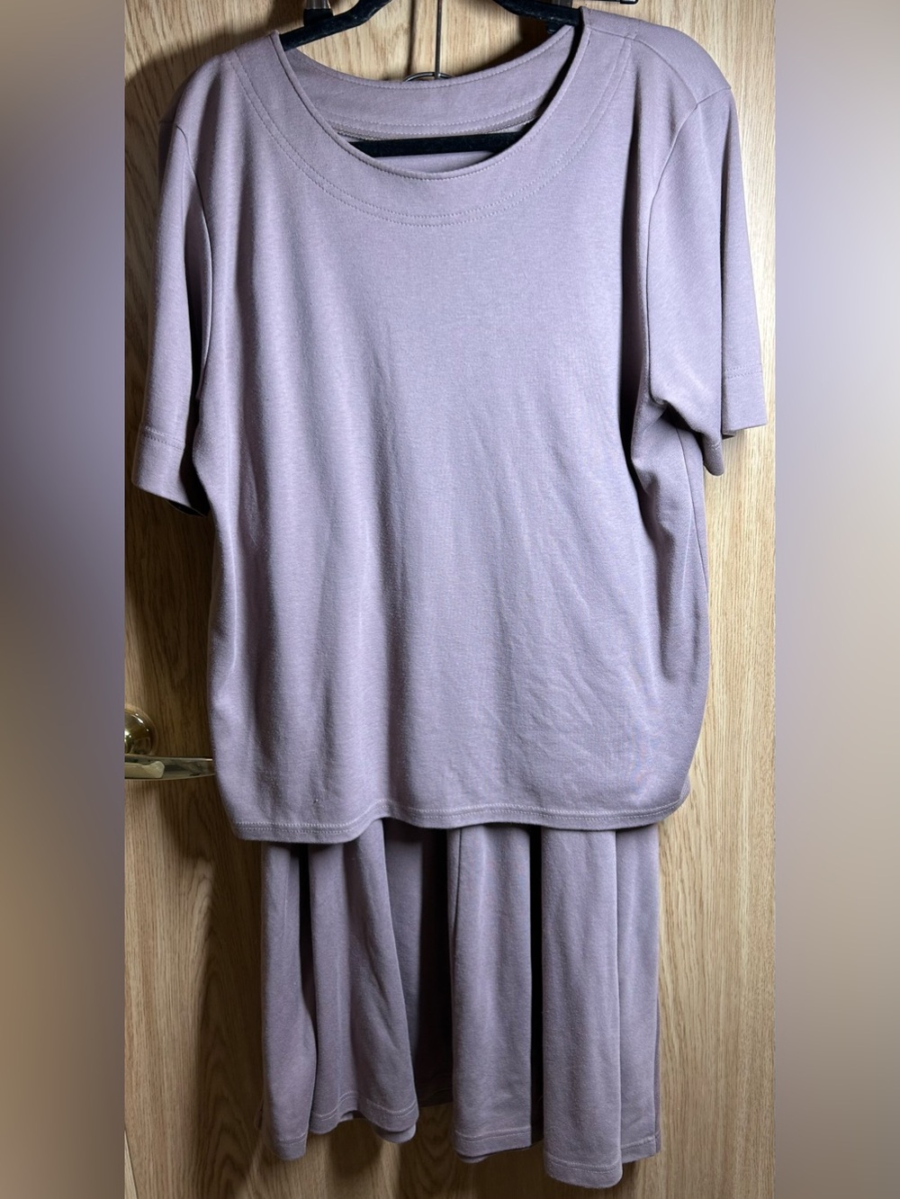 Weekender Lounge Set Size XL Light Purple Top & Full Skirt